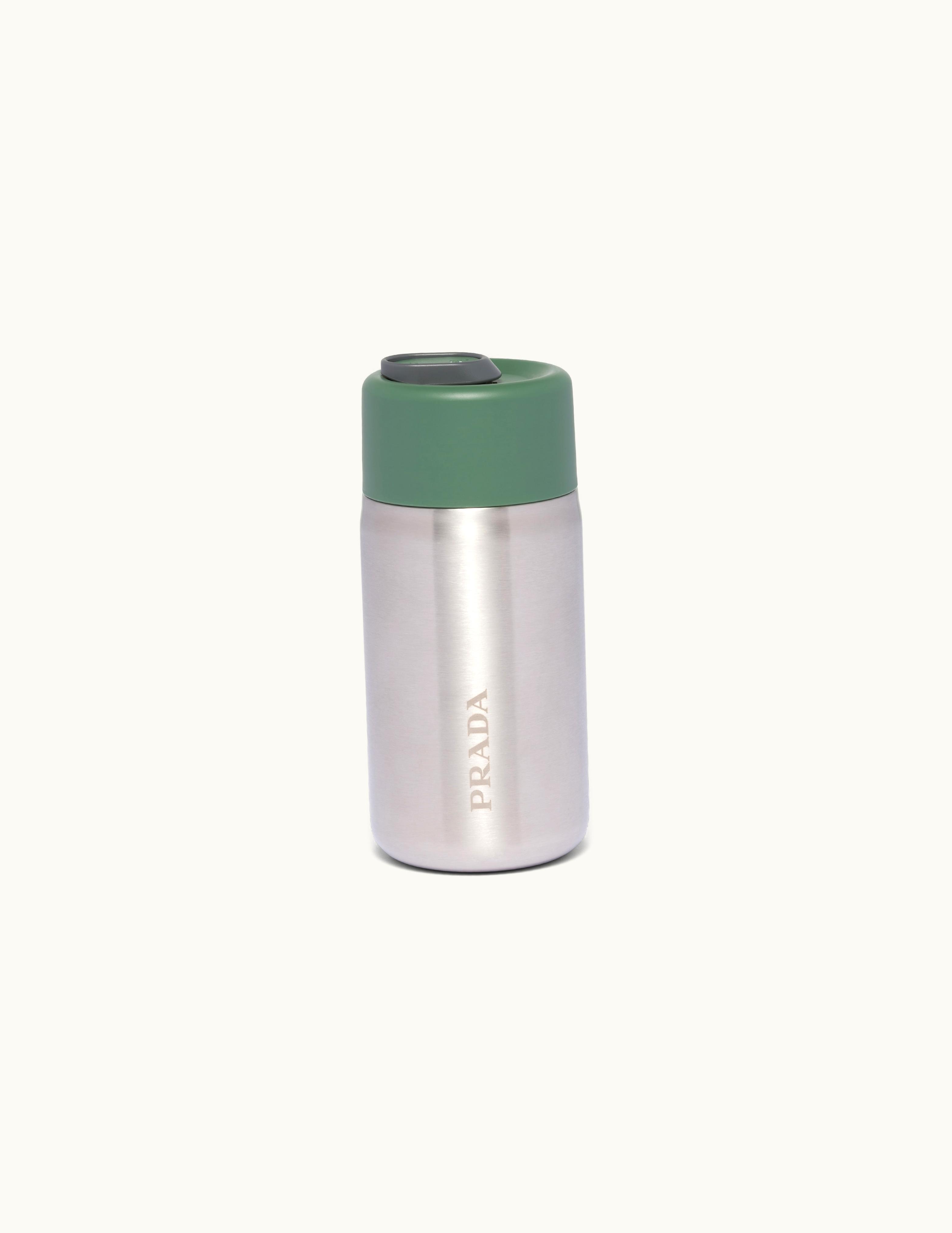 Prada Prada Silver / Spruce Stainless Steel Travel Mug, 340 Ml